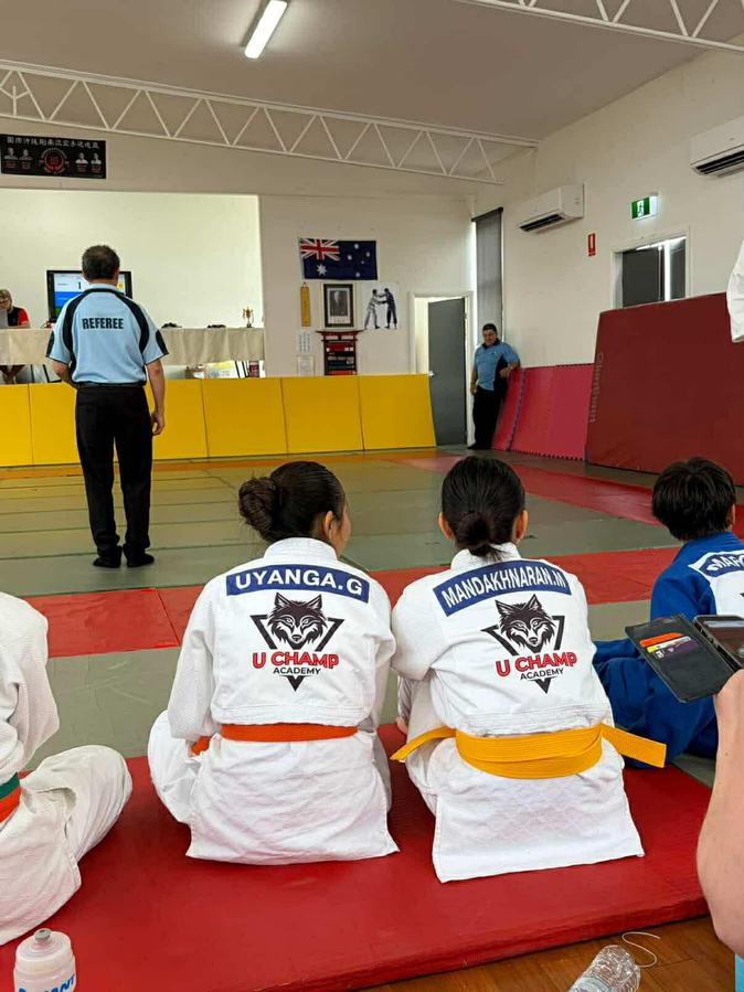 Respect Judo Club students wearing the club patch